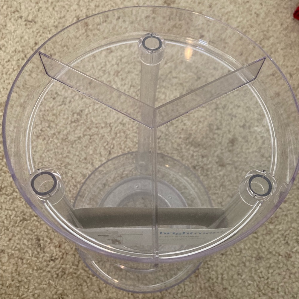 2-tier turntable organizer
